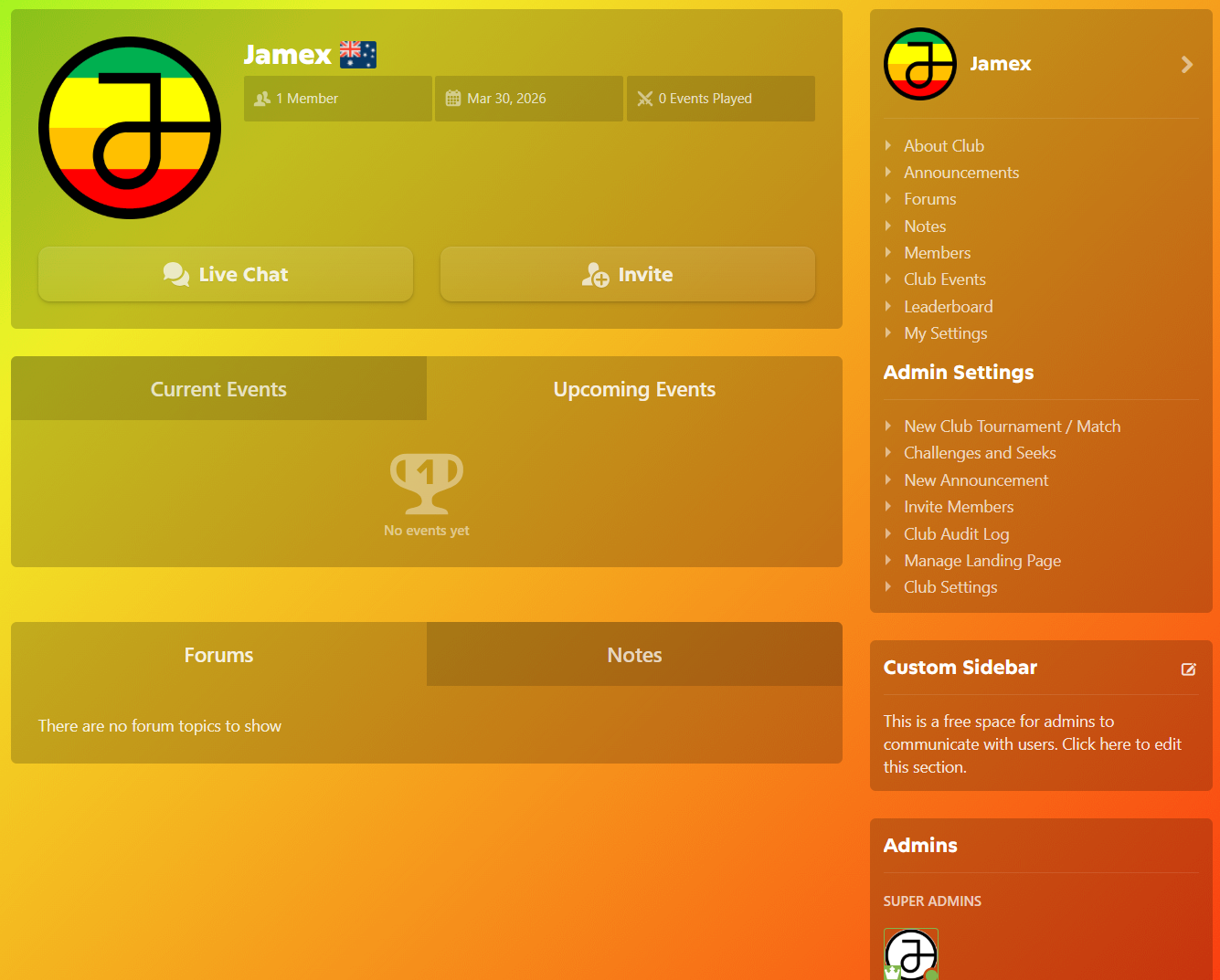 Image showcasing the launch of the Jamex Chess.com Club