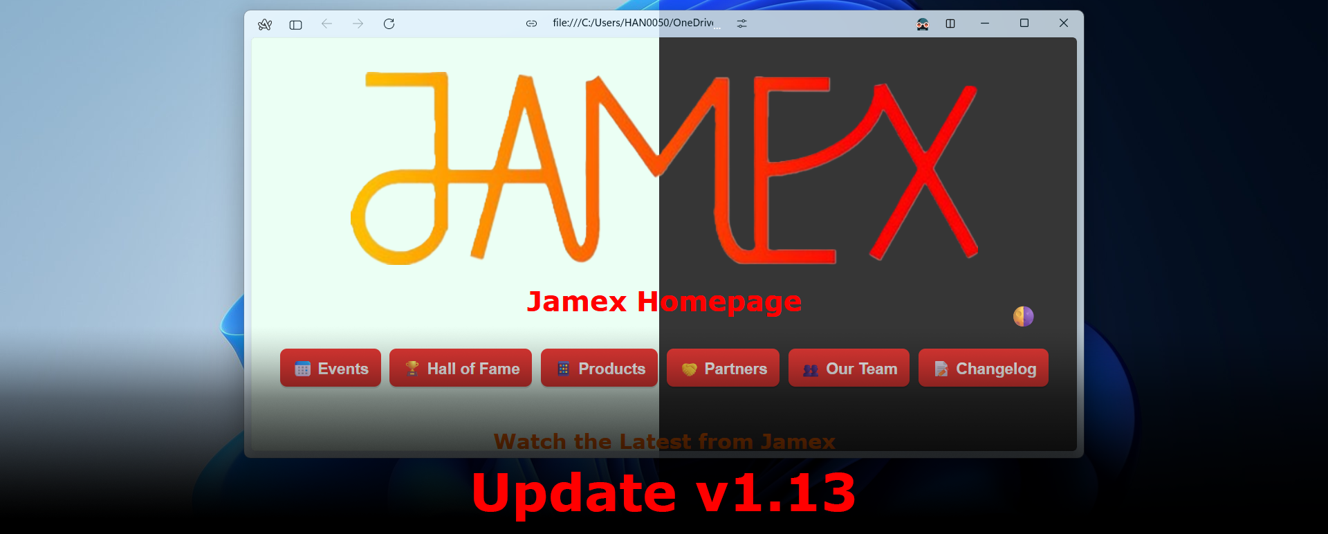 Image showcasing the new automatic theme feature in v1.13