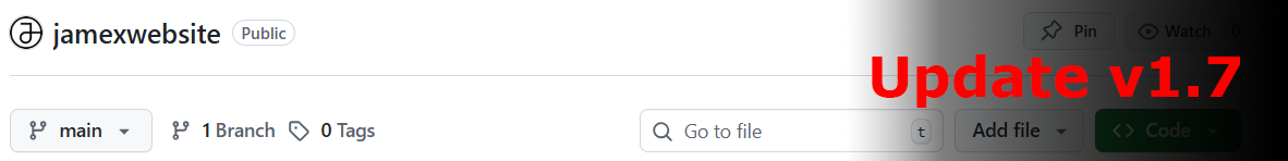 Image showcasing the new GitHub repository for our codebase in v1.7