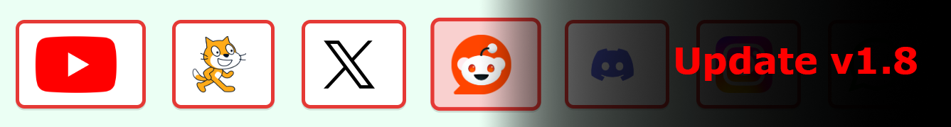 Image showcasing the new Social Buttons on the Homepage