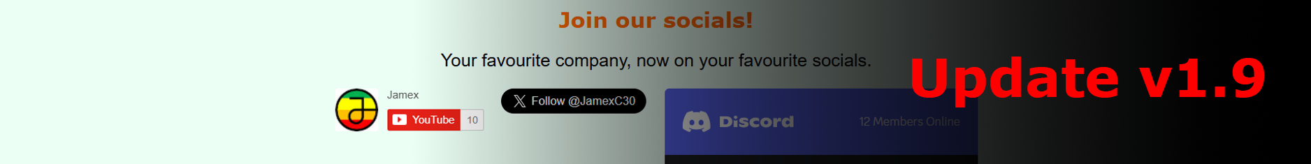 Image showcasing the new Social Embeds in v1.9